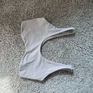 Joah Brown Light Gray Intimate Top